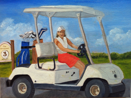 Portrait of the Artist as a Golfer